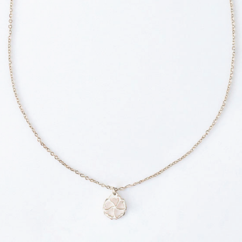 CARNATION JANUARI BIRTHFLOWER NECKLACE
